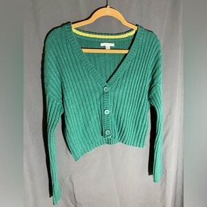 american eagle button down cardigan 🌿